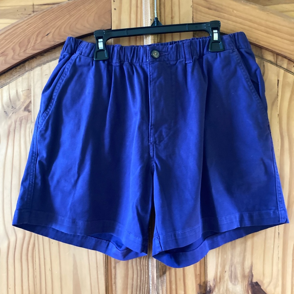 Men's Washed Stoned Beaten VTG purple elastic waist chino shorts size M - NWT